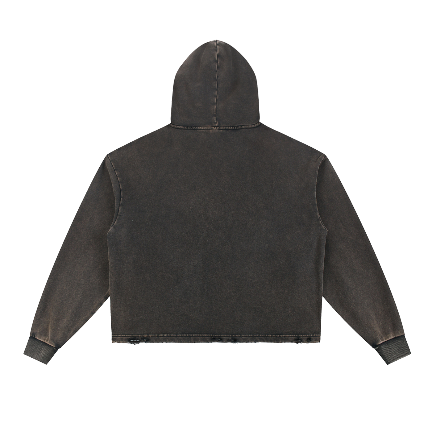 Black Alpha Vintage Pull Over Hoodie