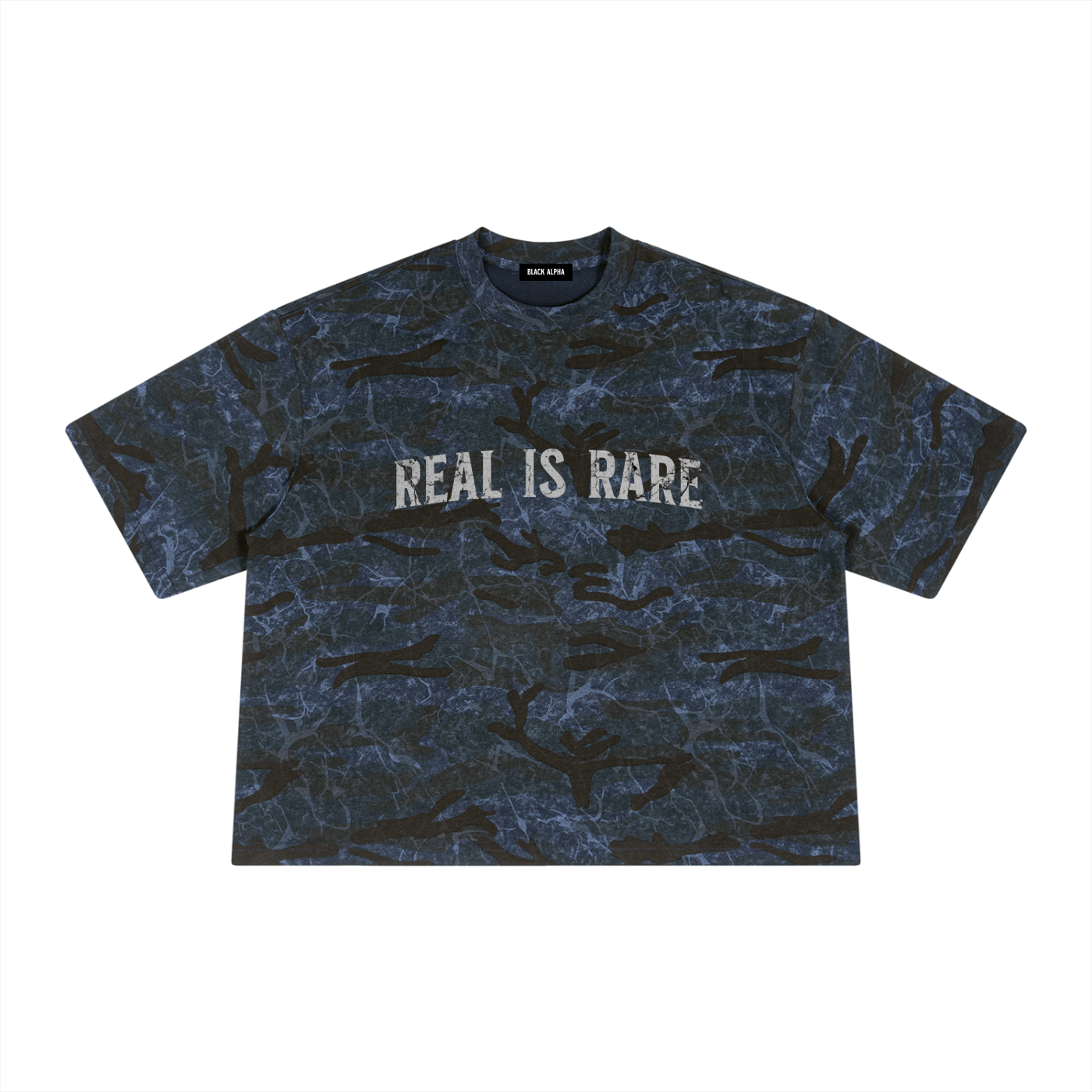 Real is Rare Boxy Camo Tee