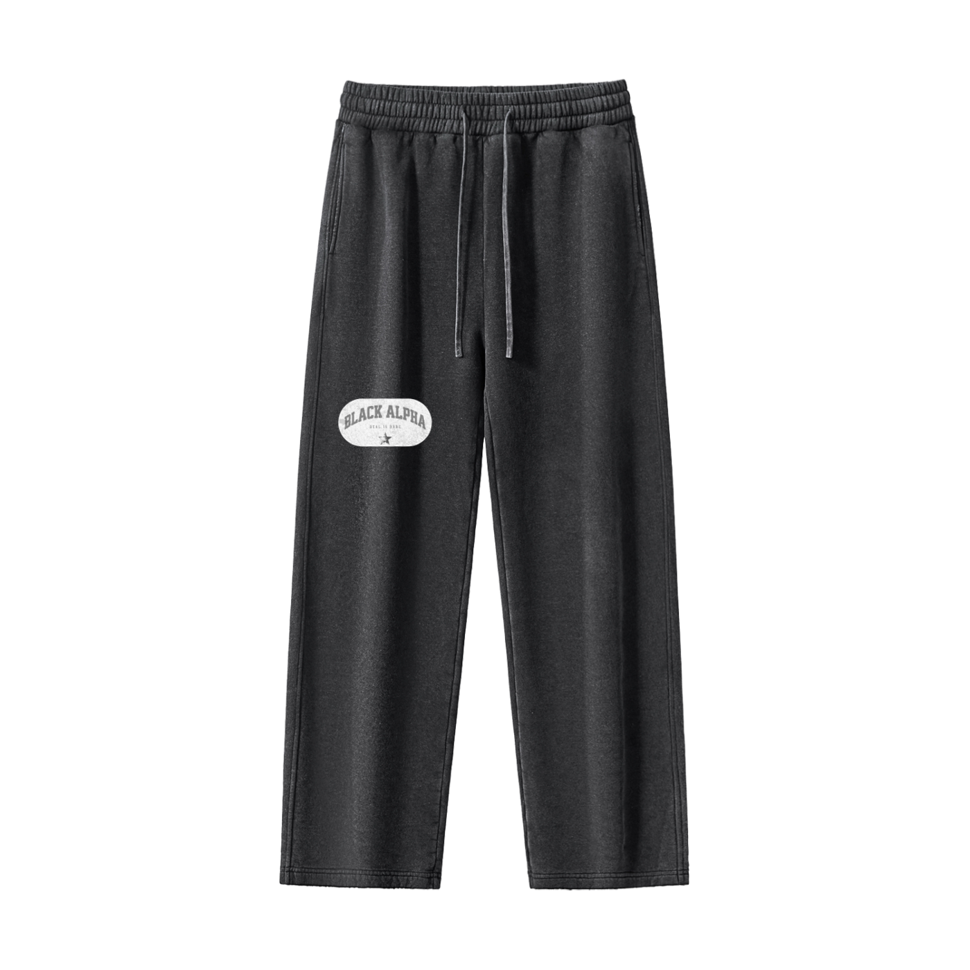 Black Alpha Vintage Sweatpants