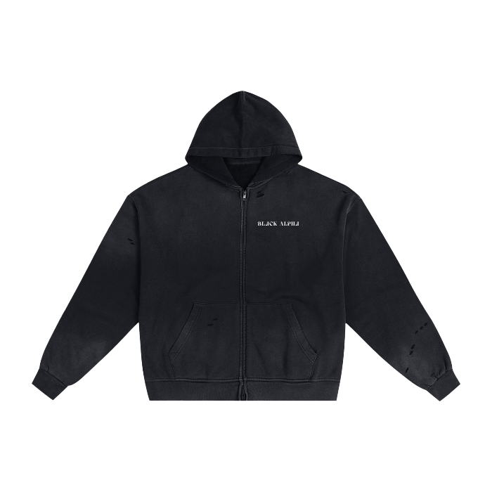 Post Apocalypse Black Alpha Hoodie