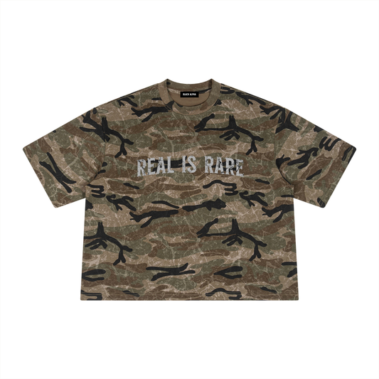 Real is Rare Boxy Camo Tee