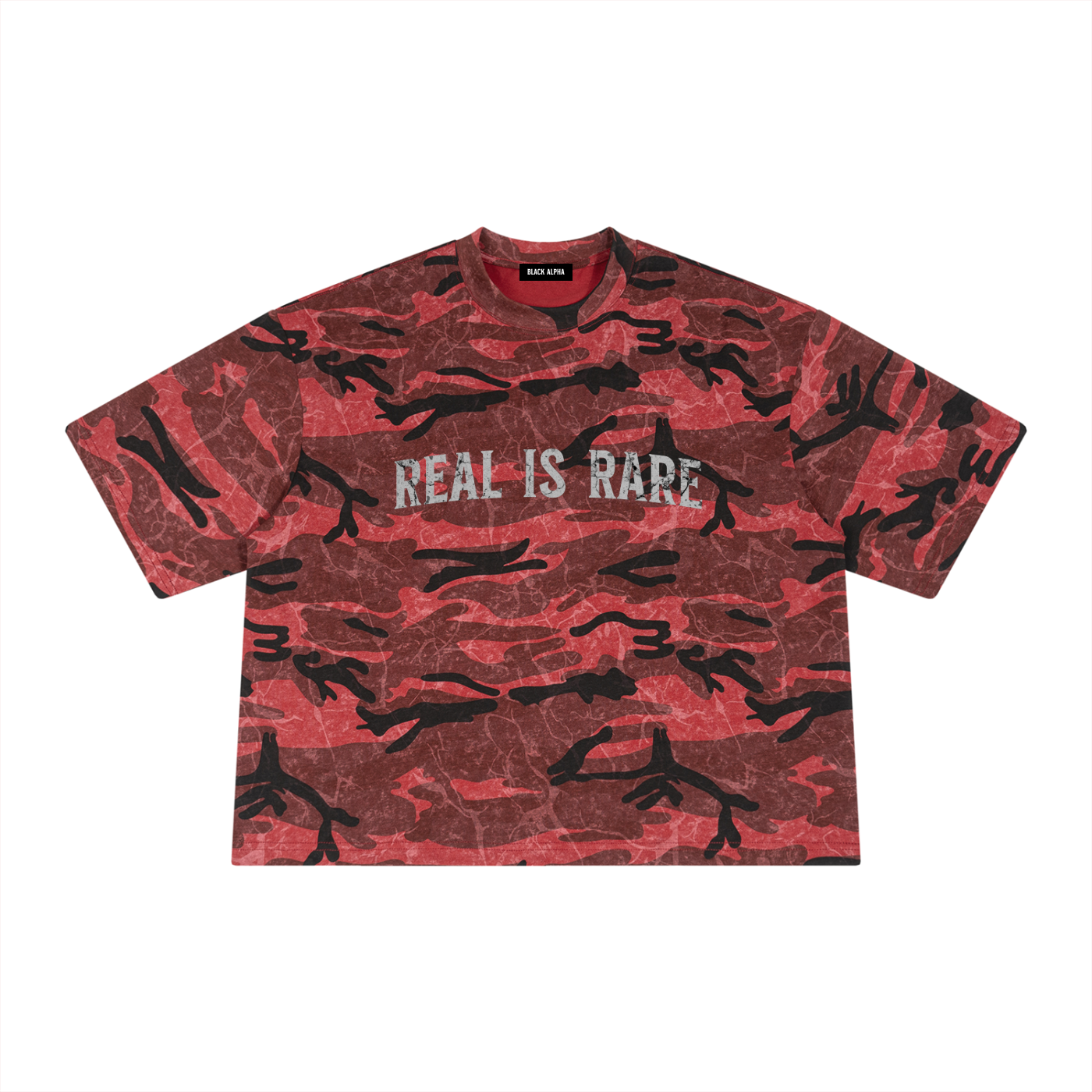 Real is Rare Boxy Camo Tee